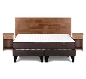 Cama europea 2 plazas Ergo T + set Tabor café Rosen