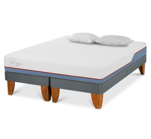 Cama europea 2 plazas Excellence plus base dividida + almohadas Cic
