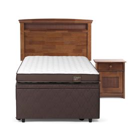 Cama Boxet 1.5 plazas Ergo T + set Veneto Rosen