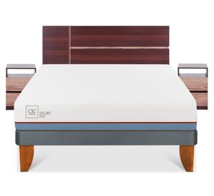 Cama europea 2 plazas Excellence plus + set Enio Cic