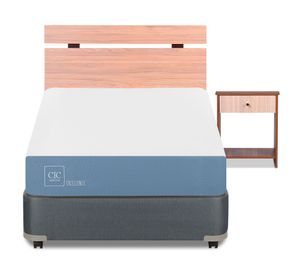 Box americano 1.5 plazas x 190 cm Excellence + set Olmo Cic