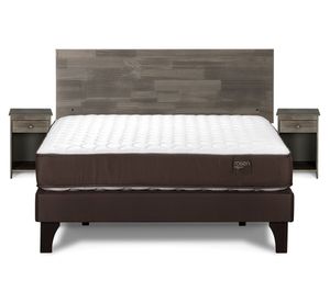 Cama europea 2 plazas Ergo T + set Tabor gris Rosen