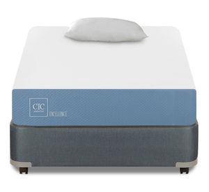 Box americano 1.5 plazas x 190 cm Excellence + almohada Cic