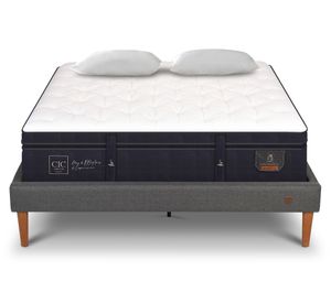 Cama europea 2 plazas Super Premium + almohadas Cic