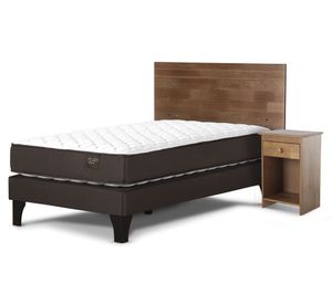 Cama europea 1 plaza Ergo T + set Tabor caramelo Rosen