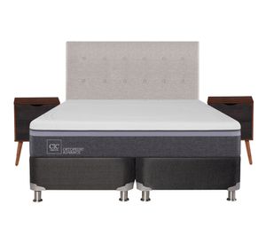 Box spring 2 plazas Ortopedic advance base dividida B5 + set Tigris/ Niger Cic