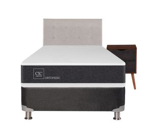 Box spring 1,5 plazas Ortopedic + set Níger/Tigris Cic
