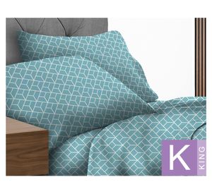 Juego sábanas king 144H Déniz Illusions.