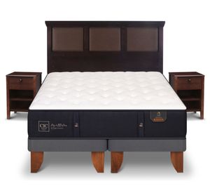 Cama europea king Premium + set New Torino chocolate Cic