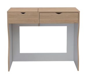 Tocador 2 cajones Perla 90 rovere/blanco TuHome