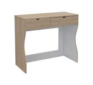 Tocador 2 cajones Perla 90 rovere/blanco TuHome