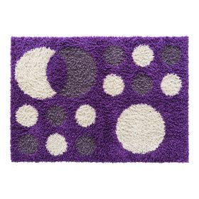 Alfombra infantil 120x170 cm Circles morado Idetex