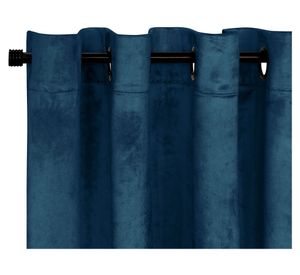 Cortina 140x220 cm Velvet azul 2 piezas Illusions