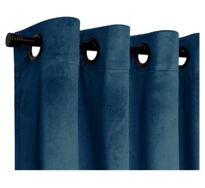Cortina 140x220 cm Velvet azul 2 piezas Illusions
