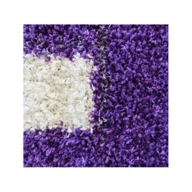 Alfombra infantil 120x170 cm Flower morado Idetex