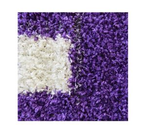 Alfombra infantil 120x170 cm Flower morado Idetex