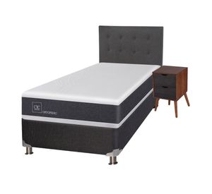Box spring 1,5 plazas Ortopedic + set Níger/Éufrates Cic