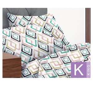 Juego sábanas king 144H Isa Illusions.