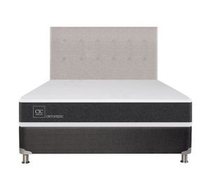 Box spring 2 plazas Ortopedic B5 + respaldo Tigris Cic