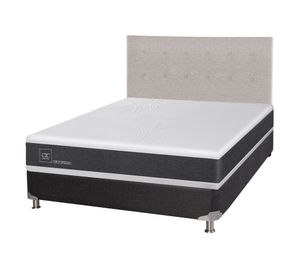 Box spring 2 plazas Ortopedic B5 + respaldo Tigris Cic