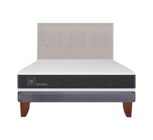 Cama europea 2 plazas Ortopedic + respaldo Tigris Cic