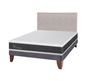 Cama europea 2 plazas Ortopedic + respaldo Tigris Cic