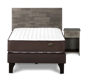 Cama europea 1 plaza Ergo T + set Tabor grafito Rosen