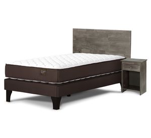 Cama europea 1 plaza Ergo T + set Tabor grafito Rosen