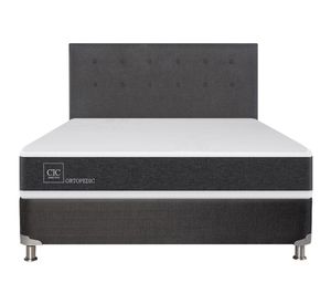 Box spring 2 plazas Ortopedic B5 + respaldo Éufrates Cic