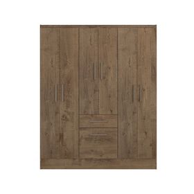 Clóset 6 puertas 1 cajón 1 zapatero Moca 177x138x40 cm