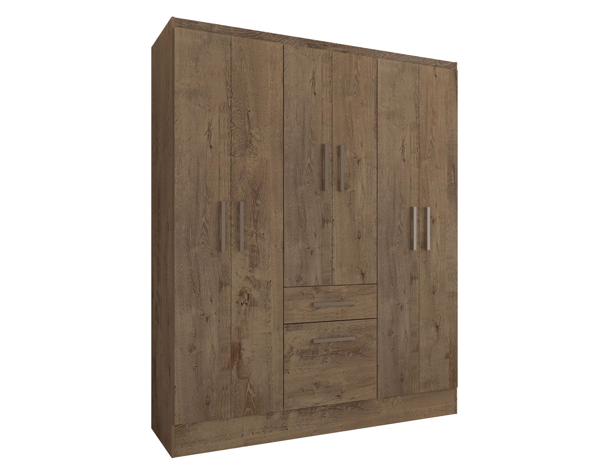 Clóset 6 puertas 1 cajón 1 zapatero Moca 177x138x40 cm | Easy.cl