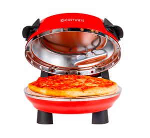 Horno eléctrico pizza 1200W Pizza Oven rojo