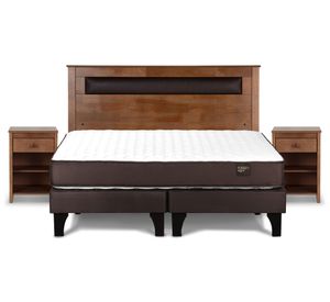 Cama europea 2 plazas base dividida Ergo T + set Ferrara Rosen