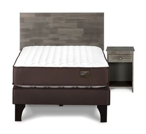 Cama europea 1.5 plazas Ergo T + set Tabor grafito Rosen