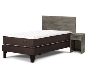 Cama europea 1.5 plazas Ergo T + set Tabor grafito Rosen