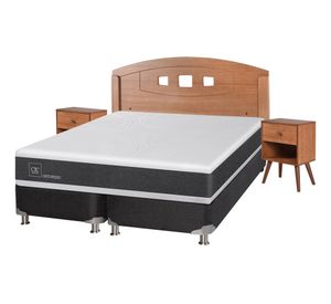 Box spring 2 plazas Ortopedic base dividida B5 + set New Gales Cic