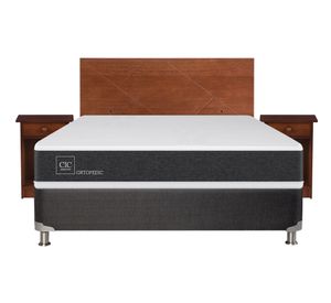 Box spring 2 plazas Ortopedic B5 + set New Villarrica Cic