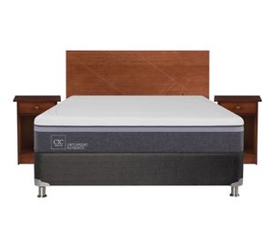 Box spring 2 plazas Ortopedic advance B5 + set New Villarrica Cic