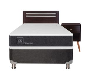 Box spring 1.5 plazas Ortopedic B5 + set New Múnich Cic