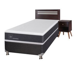 Box spring 1.5 plazas Ortopedic B5 + set New Múnich Cic