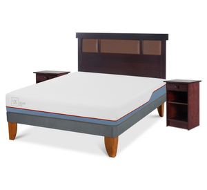 Cama europea 2 plazas Excellence plus + set New Dublin chocolate Cic