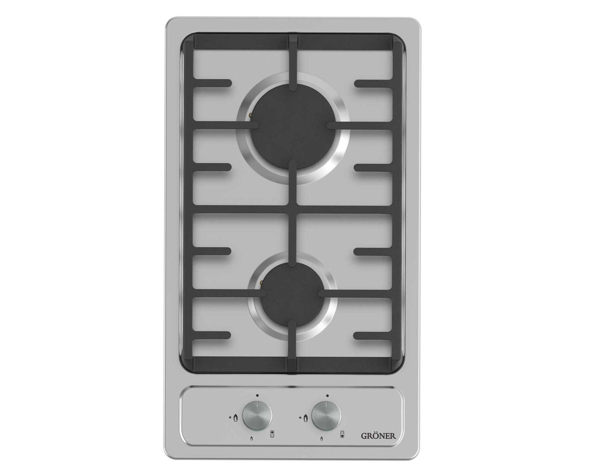 Groner Encimera a gas QEG2 2 quemadores