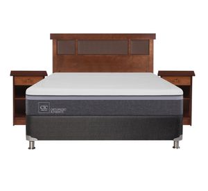 Box spring 2 plazas Ortopedic advance B5 + set New Dublin caramelo Cic