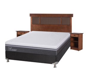 Box spring 2 plazas Ortopedic advance B5 + set New Dublin caramelo Cic