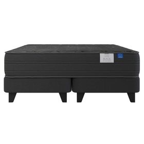 Cama europea Black king base dividida