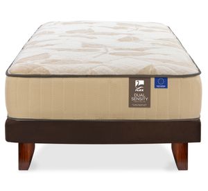 Cama europea 1 Plaza 190 cm Dual Sensity Flex