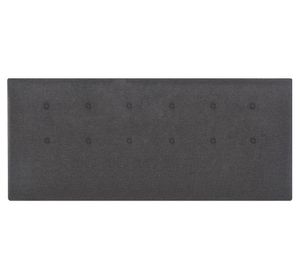 Respaldo 2 plazas Éufrates gris grafito Cic