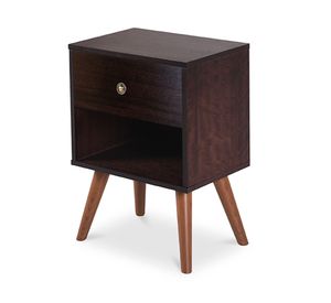 Velador 1 cajón Munich chocolate