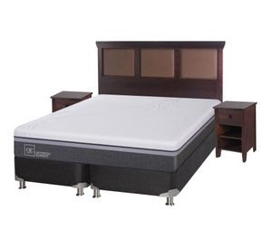 Box spring king Ortopedic advance B5 + set New Torino chocolate Cic