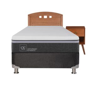 Box spring 1.5 plazas Ortopedic advance B5 + set New Gales Cic